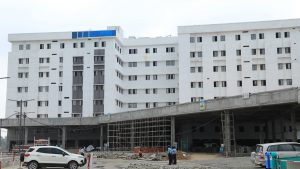 front of Kannigapuram hospital May 2020