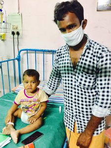 baby vishal has started chemotherapy for his blood cancer at CMC Vellore