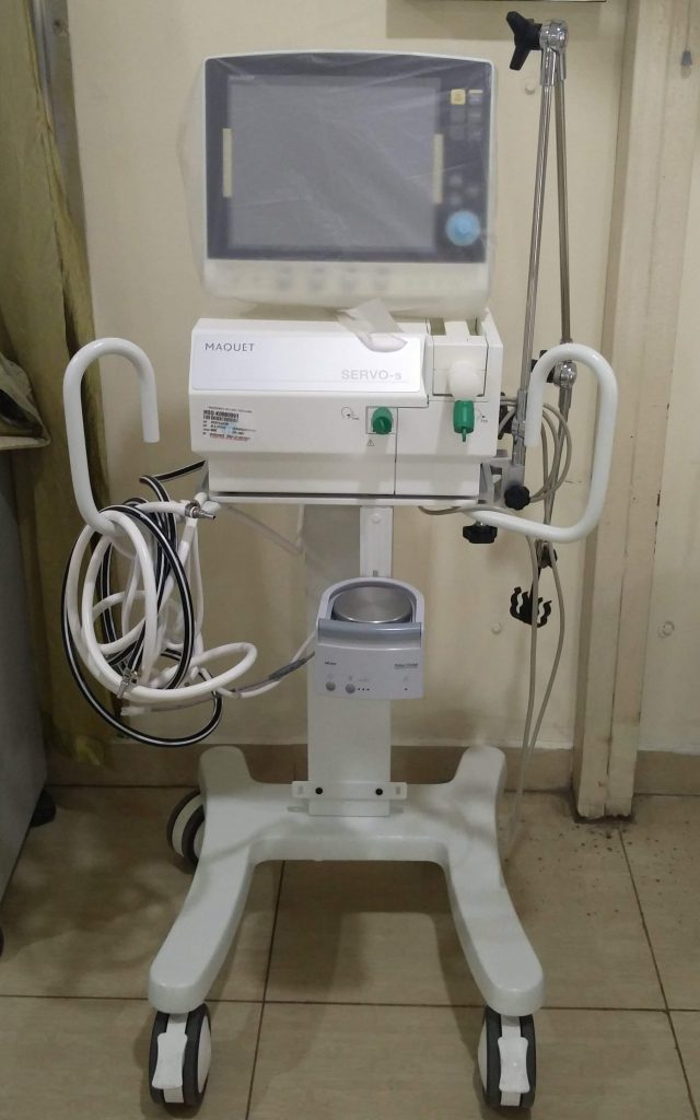 ventilator donated for COVID patients