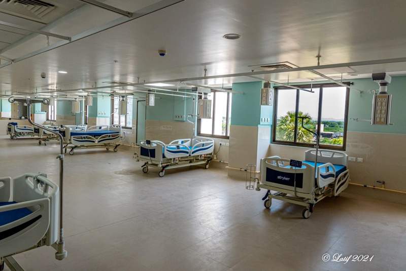 some of the new ICU beds in Kannigapuram - more equipment to be added